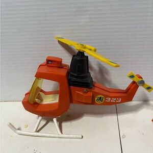 Fisher Price Rescue Helicopter, with basket.